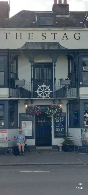 The pub, two doors down from our holiday house